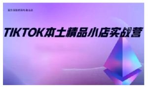 TikTok本土精品小店出海实战营，从入门到高阶，不止0-1!-网创论坛