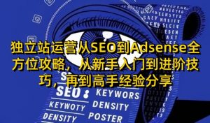 独立站运营从SEO到Adsense全方位攻略，从新手入门到进阶技巧，再到高手经验分享-网创论坛