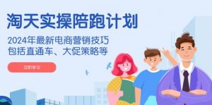 淘天实操陪跑计划，2024年最新电商营销技巧，包括直通车、大促策略等-网创论坛