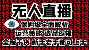 2025无人直播这么做就对了，保姆级全面解析，全程干货，新手老手都可上手-网创论坛