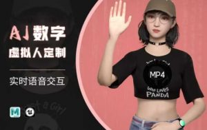 Ai数字人虚拟(智能体)实时语音交互特训营，​自行定制超写实角色AI数字人交互技术-网创论坛