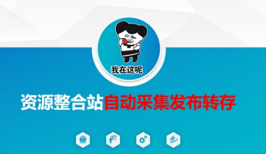 资源整合站自动采集发布转存，解放双手-网创论坛