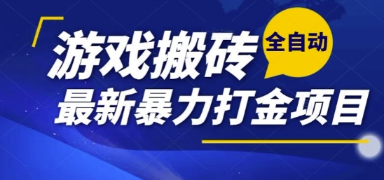 热门副业,全自动游戏打金搬砖,单账号一天收益1-2张,可多开矩阵操作日入1k【揭秘】-网创论坛