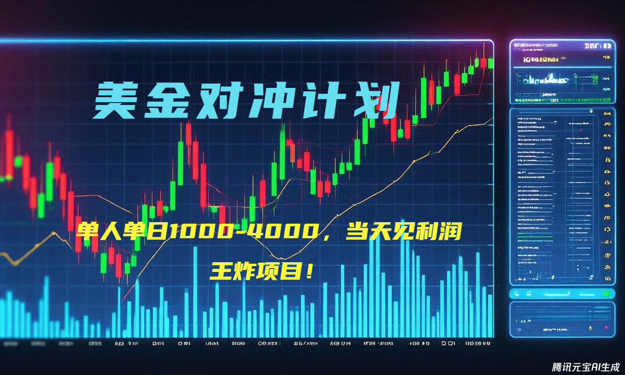 2025年最暴力项目“美金先登计划”最新最强对冲战法,每日实际收益1K-4K-网创论坛