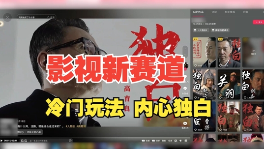 最新影视解说玩法，人物独白，30天涨粉24万+，全流程拆解【揭秘】-网创论坛