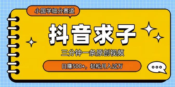 小国学细分赛道，三分钟一条原创视频，日赚500+，可矩阵复制-网创论坛