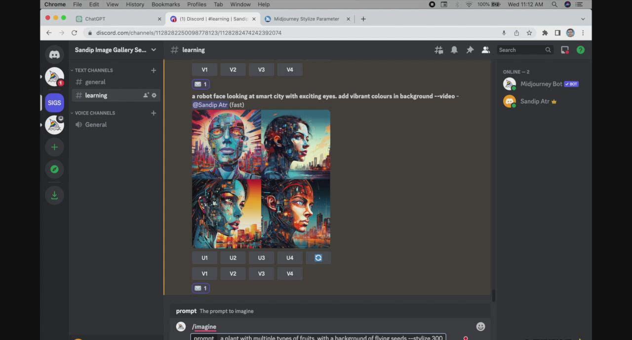 图片[2]-ChatGPT4 和 MidJourney AI 绘画聊天革命性指南教程-33节视频课-中英字幕-网创论坛