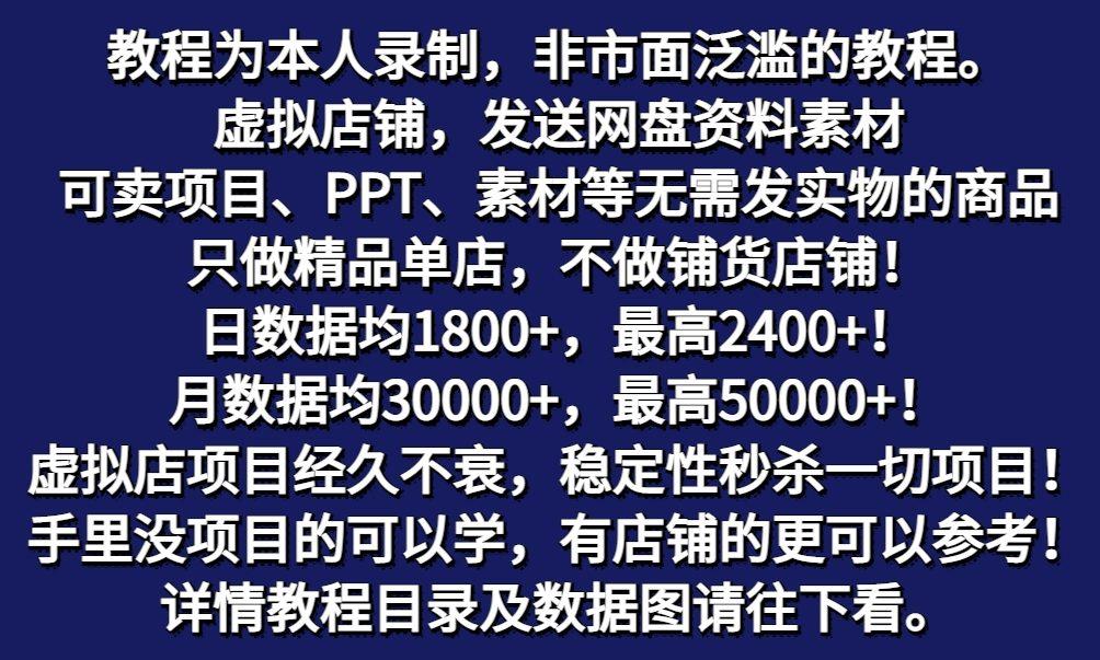 图片[2]-拼多多虚拟电商训练营月入50000+你也行，暴利稳定长久，副业首选-网创论坛