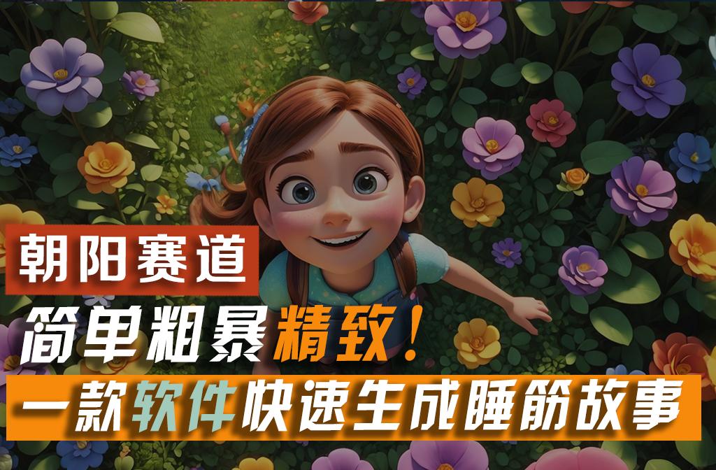 利用一款软件5分钟一条爆款睡筋故事，简单粗暴精致！小白月入2w+-网创论坛