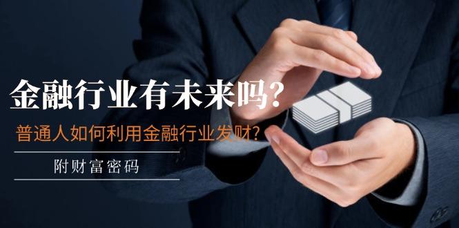 某付费文章：金融行业有未来吗？普通人如何利用金融行业发财?(附财富密码-网创论坛