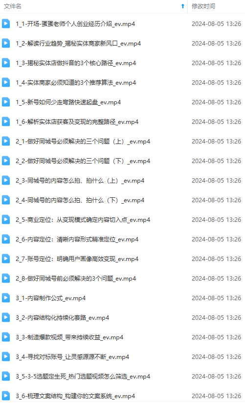 图片[1]-实体店老板获客特训营：认知、定位、文案、矩阵、直播、AI等(72节-网创论坛