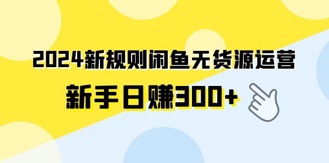 (9522期)2024新规则闲鱼无货源运营新手日赚300+-网创论坛