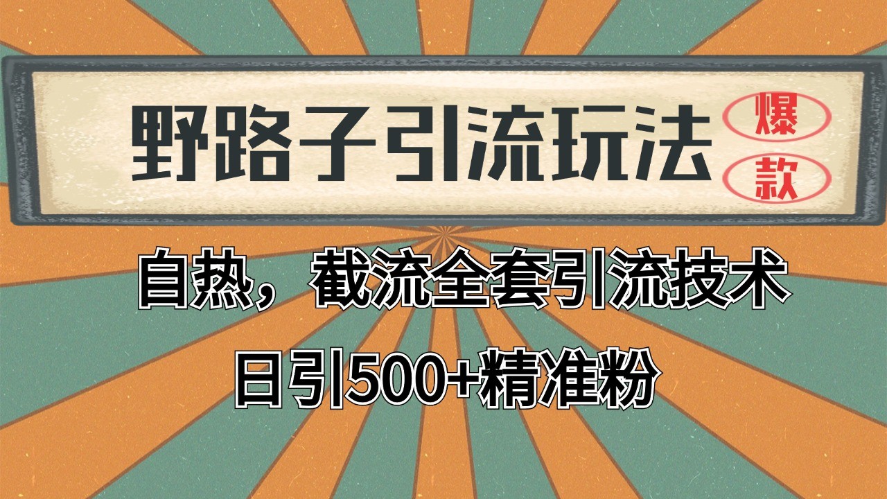 抖音小红书视频号全平台引流打法，全自动引流日引2000+精准客户-网创论坛