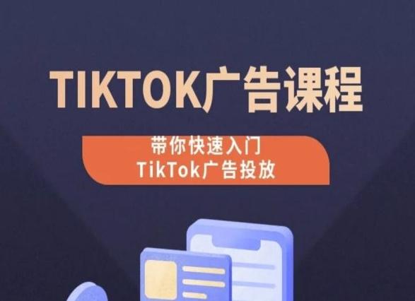 TikTok广告投放课程，从0-1实操课，带你快速入门TikTok广告投放-网创论坛