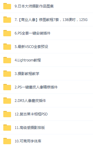 某宝买的杂乱PS LR教程预设摄影-网创论坛