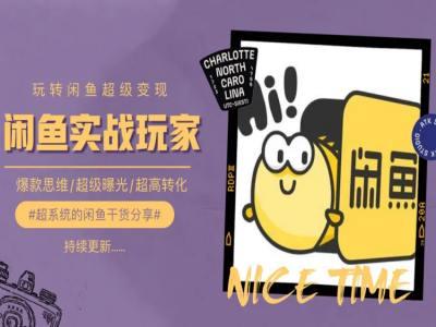 手把手教你0到1系统玩转闲鱼变现，爆款思维/超级曝光/超高转化-网创论坛