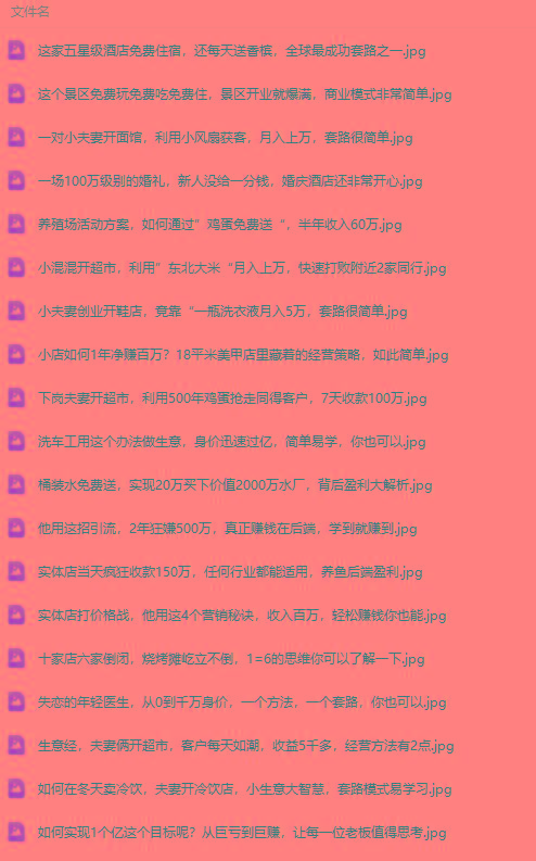 图片[2]-(9607期)真实有效391套商业模式，年入几十到几百万案例解析(电子书+视频+图文)-网创论坛