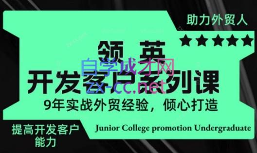 城哥·领英开发客户系列课-网创论坛