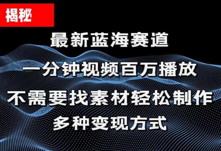 揭秘！一分钟教你做百万播放量视频，条条爆款，各大平台自然流，轻松月...-网创论坛