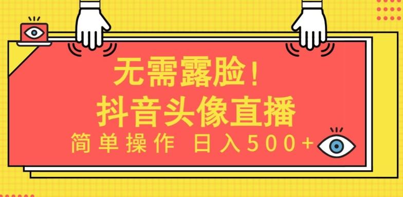 无需露脸，Ai头像直播项目，简单操作日入500+【揭秘】-网创论坛