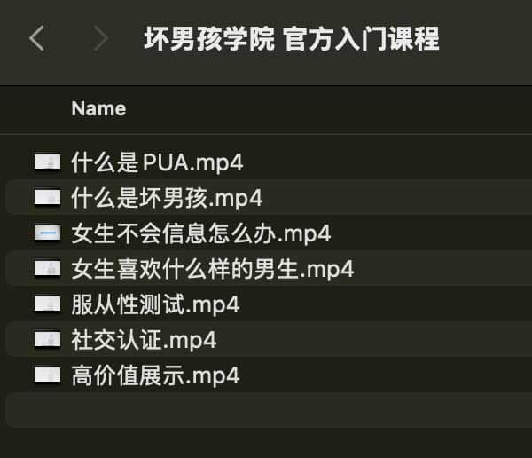 坏男孩学院 官方入门课程-网创论坛