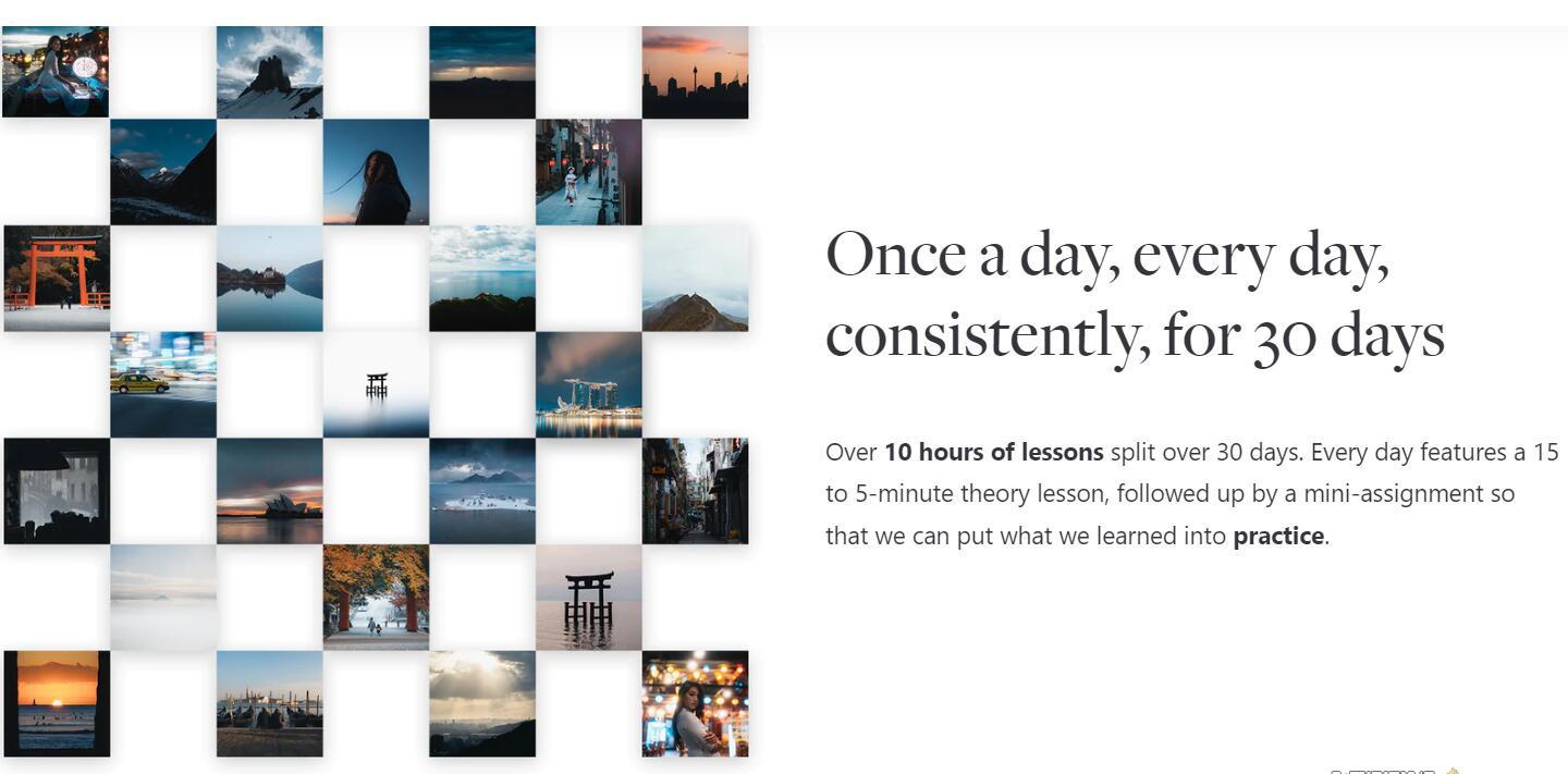 网红摄影师Pat Kay – 30天摄影基础知识加速器教程-30节课-中英字幕-网创论坛