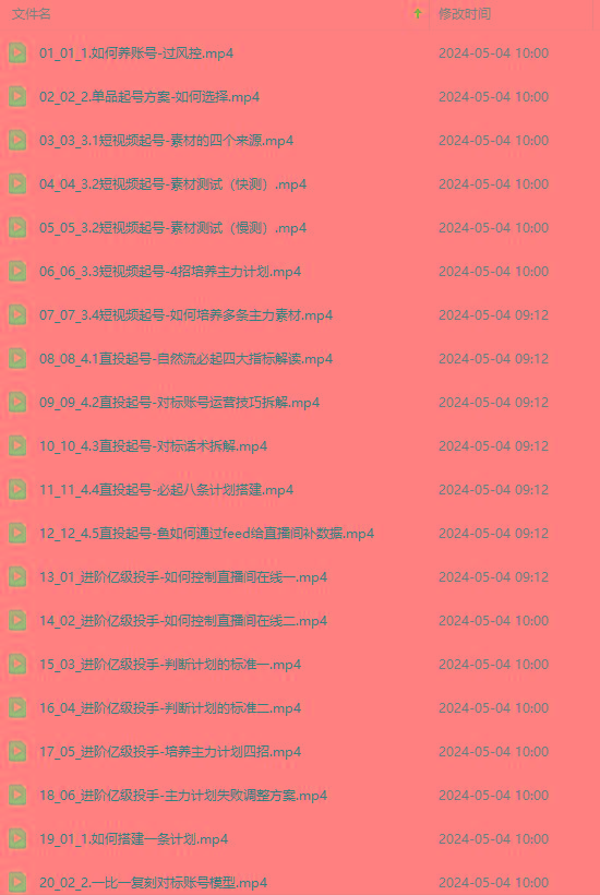 图片[1]-2024单品正价起号，直播素材投流选品：选品课+投流课+素材课+卡首屏/100节-网创论坛