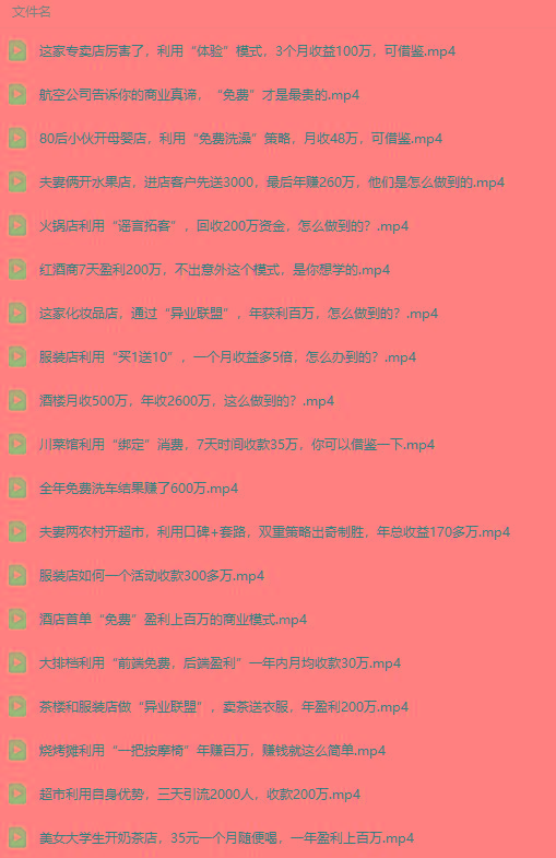 图片[5]-(9607期)真实有效391套商业模式，年入几十到几百万案例解析(电子书+视频+图文)-网创论坛