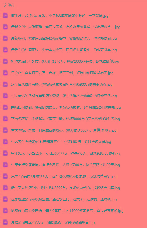 图片[3]-(9607期)真实有效391套商业模式，年入几十到几百万案例解析(电子书+视频+图文)-网创论坛