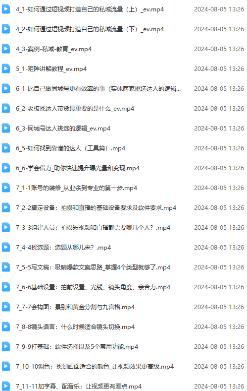 图片[2]-实体店老板获客特训营：认知、定位、文案、矩阵、直播、AI等(72节-网创论坛