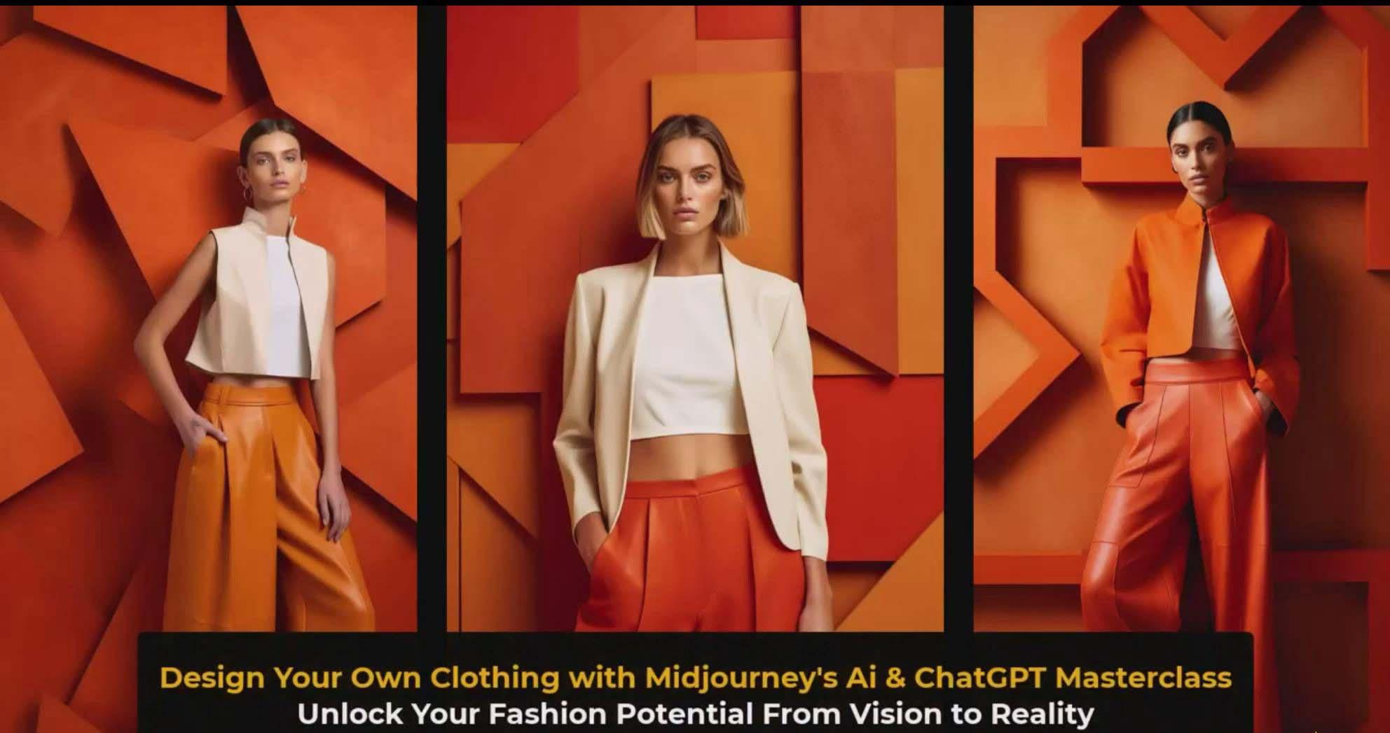 图片[3]-利用 Midjourneys Ai 人工智能设计自己的服装AI大师班-10节课-中英字幕-网创论坛