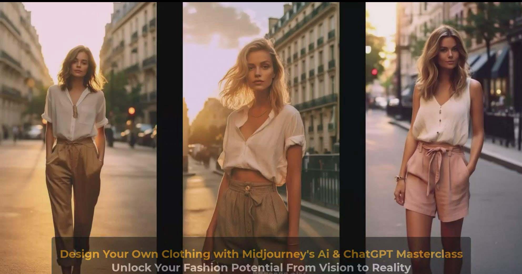 图片[9]-利用 Midjourneys Ai 人工智能设计自己的服装AI大师班-10节课-中英字幕-网创论坛