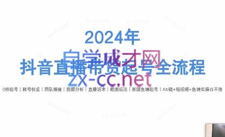 六六老师·2024年抖音直播带货起号全攻略-网创论坛
