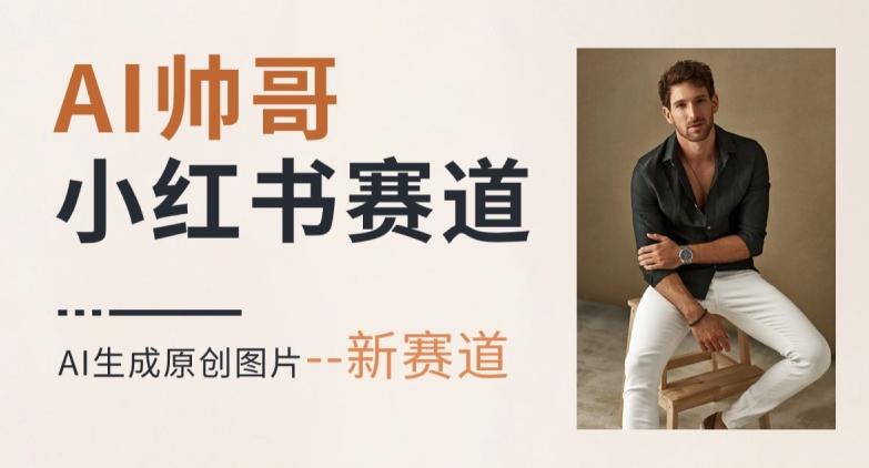 AI一键生成帅哥，新思路新赛道，涨粉迅速，轻松月入过万-网创论坛