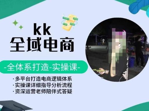 KK全域电商，全体系打造实操课，多平台打造电商逻辑体系-网创论坛