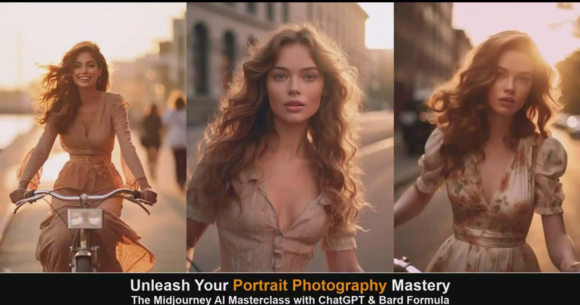 图片[4]-(9312期)Midjourney v5 ChatGPT 和 Bard AI人工智能人像摄影大师班-15节-中英字幕-网创论坛