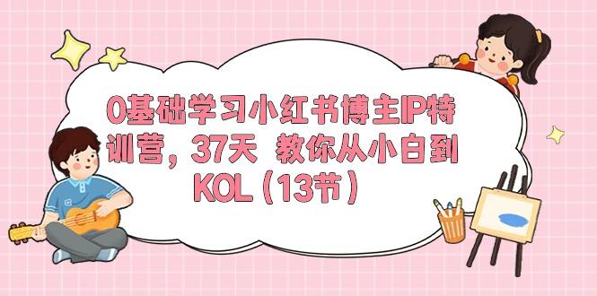 0基础学习小红书博主IP特训营，37天 教你从小白到KOL(13节-网创论坛