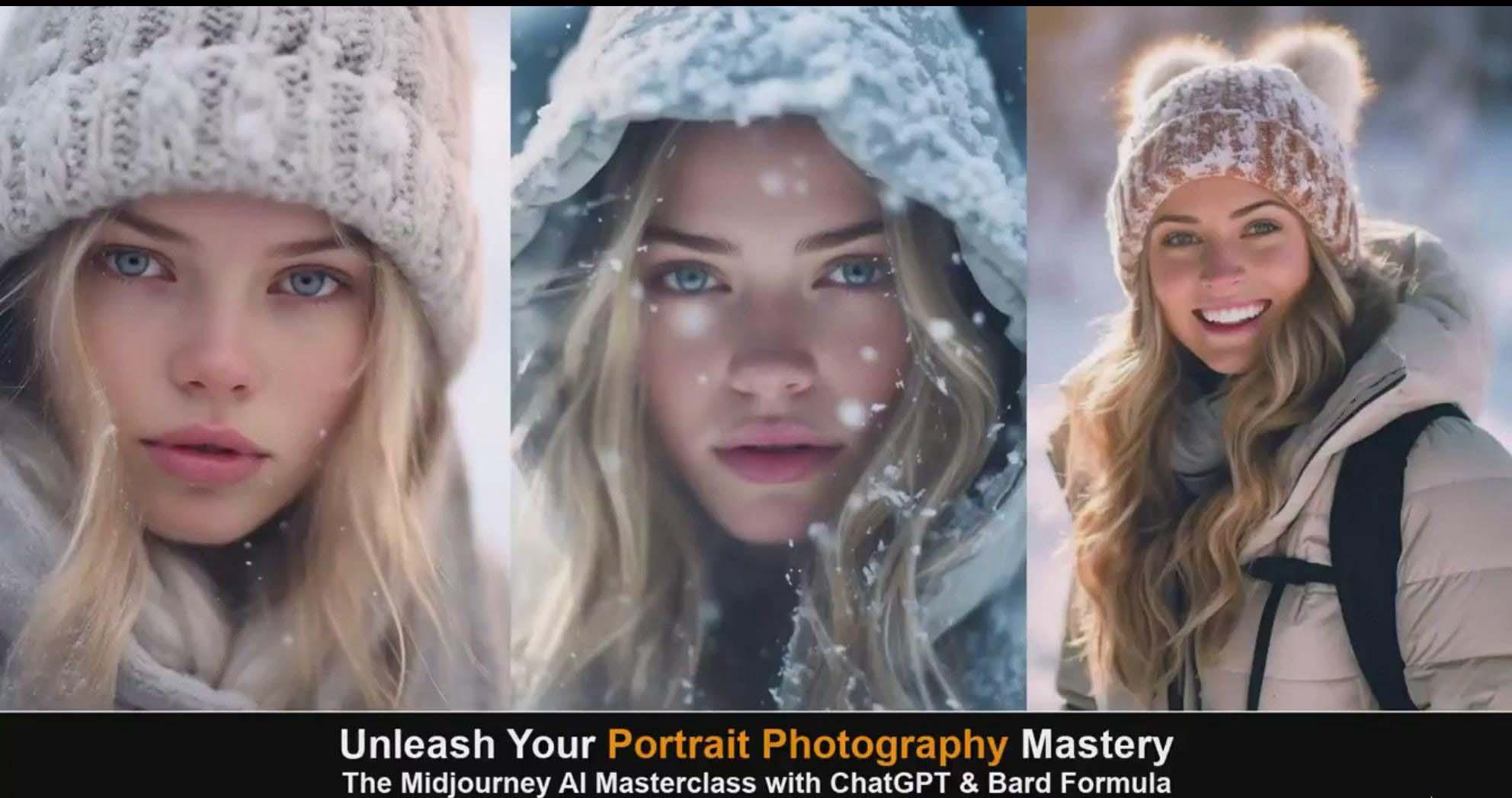 图片[5]-(9312期)Midjourney v5 ChatGPT 和 Bard AI人工智能人像摄影大师班-15节-中英字幕-网创论坛